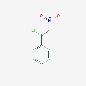 molecular formula C8H6ClNO2 B14746806 (1-Chloro-2-nitroethenyl)benzene CAS No. 1199-21-9