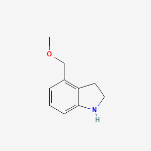 molecular formula C10H13NO B1474687 4-(Methoxymethyl)indoline CAS No. 1785189-55-0