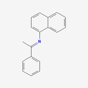 molecular formula C18H15N B14746971 (1E)-N-(Naphthalen-1-yl)-1-phenylethan-1-imine CAS No. 5307-40-4