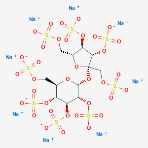 molecular formula C12H14Na8O35S8 B014747 Sucrose octasulfate sodium salt CAS No. 74135-10-7