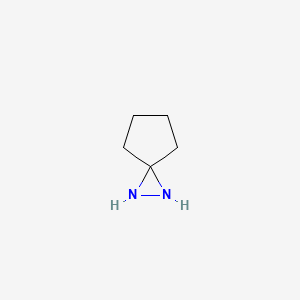 molecular formula C5H10N2 B14747089 1,2-Diazaspiro[2.4]heptane CAS No. 513-25-7