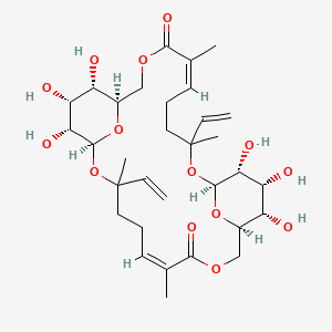 molecular formula C32H48O14 B14747097 Dicliripariside A 