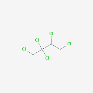 molecular formula C4H5Cl5 B14747136 1,2,2,3,4-Pentachlorobutane CAS No. 2431-52-9