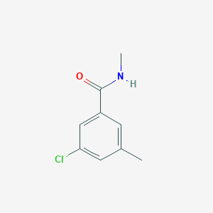 molecular formula C9H10ClNO B14747144 3-chloro-N,5-dimethylbenzamide 