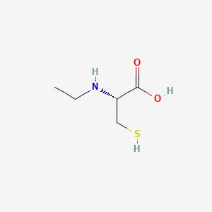 molecular formula C5H11NO2S B14747177 Cysteine, ethyl- CAS No. 1320-75-8