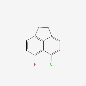 molecular formula C12H8ClF B14747180 5-Chloro-6-fluoroacenaphthene CAS No. 1534-80-1