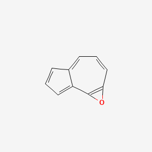 molecular formula C10H6O B14747199 Azuleno[4,5-B]oxirene CAS No. 277-22-5