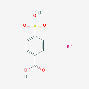 molecular formula C7H6KO5S+ B147472 Potassium 4-carboxybenzenesulfonate CAS No. 5399-63-3