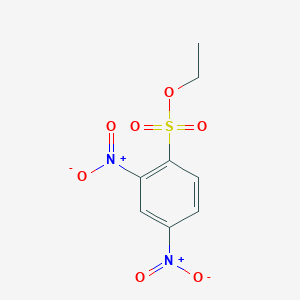 molecular formula C8H8N2O7S B14747225 Ethyl 2,4-dinitrobenzenesulfonate CAS No. 3183-89-9