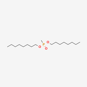 molecular formula C17H37O3P B14747235 Dioctyl methylphosphonate CAS No. 1832-68-4