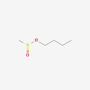 molecular formula C5H12O2S B14747322 Butyl methanesulfinate CAS No. 675-87-6