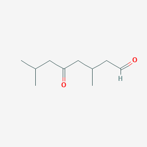 molecular formula C10H18O2 B14747344 3,7-Dimethyl-5-oxooctanal CAS No. 5113-72-4