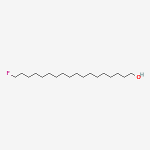 molecular formula C18H37FO B14747346 Octadecanol, 18-fluoro- CAS No. 408-44-6