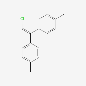 molecular formula C16H15Cl B14747351 1,1'-(2-Chloroethene-1,1-diyl)bis(4-methylbenzene) CAS No. 5293-66-3