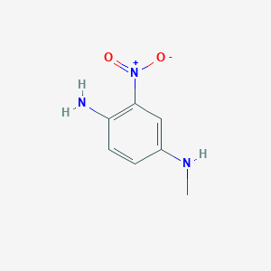 molecular formula C7H9N3O2 B14747370 N-Methyl-3-nitro-p-phenylenediamine CAS No. 2973-21-9