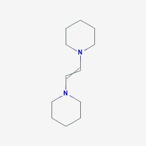 molecular formula C12H22N2 B14747404 1,1'-(Ethene-1,2-diyl)dipiperidine CAS No. 882-34-8