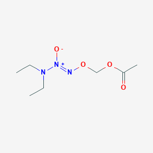 molecular formula C7H15N3O4 B14747448 Diethylamine NONOate/AM 