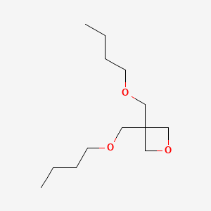 molecular formula C13H26O3 B14747490 Oxetane, 3,3-bis(butoxymethyl)- CAS No. 1522-91-4