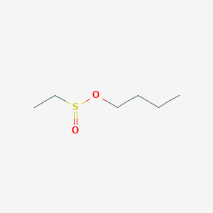 molecular formula C6H14O2S B14747577 Butyl ethanesulfinate CAS No. 673-83-6