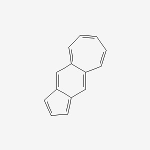 molecular formula C14H10 B14747578 Cyclohepta[f]indene CAS No. 270-19-9