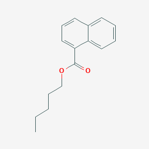 molecular formula C16H18O2 B14747586 Pentyl 1-naphthoate CAS No. 3007-94-1