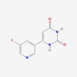 B1474760 6-(5-fluoropyridin-3-yl)pyrimidine-2,4(1H,3H)-dione CAS No. 1695637-33-2