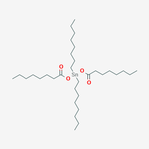 molecular formula C32H64O4Sn B14747672 Bis(octanoyloxy)(dioctyl)stannane CAS No. 4771-86-2