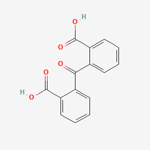 molecular formula C15H10O5 B14747709 Carbonyl-dibenzoic acid CAS No. 30755-77-2