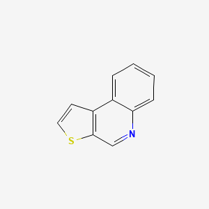 molecular formula C11H7NS B14747715 Thieno[2,3-c]quinoline CAS No. 233-04-5