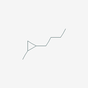 molecular formula C8H16 B14747717 1-Butyl-2-methylcyclopropane CAS No. 2511-92-4