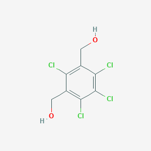 molecular formula C8H6Cl4O2 B147478 m-Xylene-alpha,alpha'-diol, 2,4,5,6-tetrachloro- CAS No. 39568-89-3