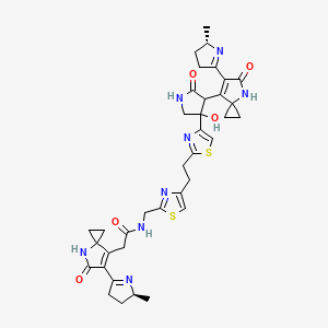molecular formula C37H42N8O5S2 B14747813 Colibactin 742 
