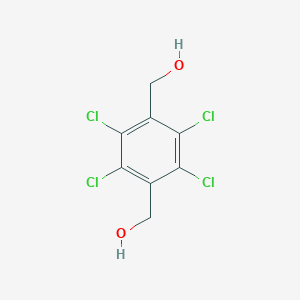 molecular formula C8H6Cl4O2 B147479 2,3,5,6-Tetrachloro-p-xylene-alpha,alpha-diol CAS No. 7154-26-9