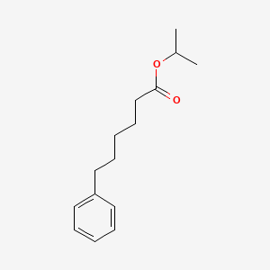 molecular formula C15H22O2 B14747925 Propan-2-yl 6-phenylhexanoate CAS No. 2762-79-0