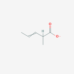 molecular formula C6H9O2- B14747980 2-Methyl-3-pentenoate 