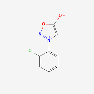 molecular formula C8H5ClN2O2 B14747987 Sydnone, 3-(o-chlorophenyl)- CAS No. 5226-48-2