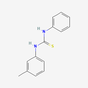 molecular formula C14H14N2S B14748001 1-(3-Methylphenyl)-3-phenylthiourea CAS No. 1215-91-4