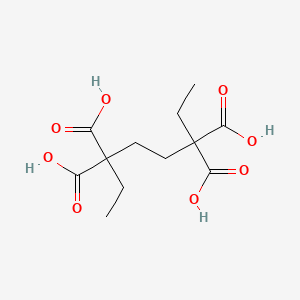 molecular formula C12H18O8 B14748004 Octane-3,3,6,6-tetracarboxylic acid CAS No. 4745-58-8
