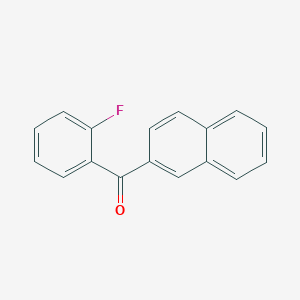 molecular formula C17H11FO B14748017 (2-Fluorophenyl)(naphthalen-2-yl)methanone CAS No. 1543-60-8
