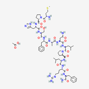 molecular formula C69H105N19O16S B14748053 RFRP-1 (human) acetate 