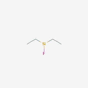 molecular formula C4H10FSi B14748069 Diethylfluorosilane 
