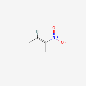 molecular formula C4H7NO2 B14748171 2-Nitro-2-butene CAS No. 4812-23-1