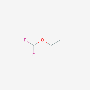molecular formula C3H6F2O B14748179 Ethane, (difluoromethoxy)- CAS No. 461-62-1