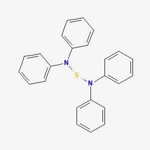molecular formula C24H20N2S B14748221 N,N'-Sulfanediylbis(N-phenylaniline) CAS No. 2129-25-1