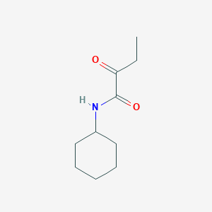 molecular formula C10H17NO2 B14748305 N-Cyclohexyl-2-oxobutanamide CAS No. 5070-30-4