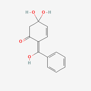 molecular formula C13H12O4 B14748351 Phenyl(2,4,4-trihydroxy-4l5-phenyl)methanone 
