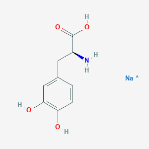 molecular formula C9H11NNaO4 B14748367 Levodopa sodium 