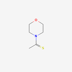 molecular formula C6H11NOS B14748385 1-(Morpholin-4-yl)ethanethione CAS No. 5309-93-3