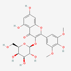 molecular formula C23H24O13 B14748460 Syringetin 3-O-galactoside 