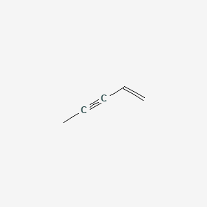 molecular formula C5H6 B14748486 1-Penten-3-yne CAS No. 646-05-9